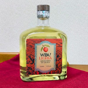 Licor Fino de Lichia Wiba! 750ml Envelhecido em Amburana